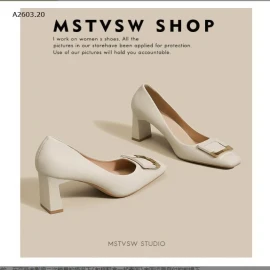 GIÀY CÔNG SỞ GÓT VUÔNG sỉ 210k