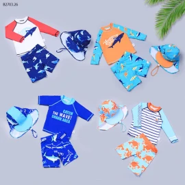 SET ĐỒ BƠI 3 CHI TIẾT - SPACE DINO-sỉ 183k