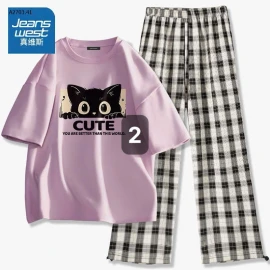 SET ÁO PHÔNG QUẦN KẺ JEAN.WEST-sỉ 290k