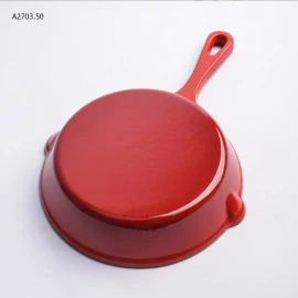 Chảo gang đỏ nhà Kitchen happiness-sỉ 178k