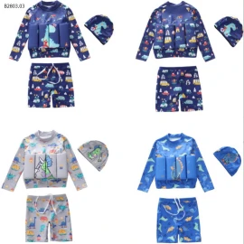 BỘ BƠI CHO BÉ 2IN1 KÈM PHAO-sỉ 156k