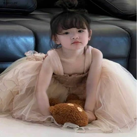 VÁY CÔNG CHÚA XÒE BÉ GÁI CHERRY.COCO-sỉ 253k