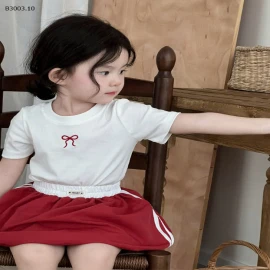 Áo phông nơ dễ thương cho bé -sỉ 110k