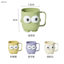 CỐC ĐÁNH RĂNG CUTE CÓ QUAI CẦM-sỉ 39k/set 2c chọn màu