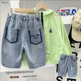 QUẦN SHORT JEAN CHO BÉ TRAI H.ÃNG KACADY-sỉ 124k
