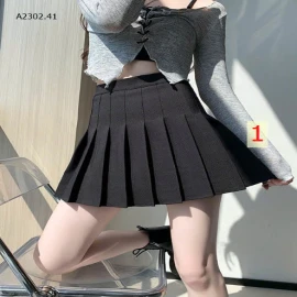 CHÂN VÁY XẾP LY QC  -sỉ 112k