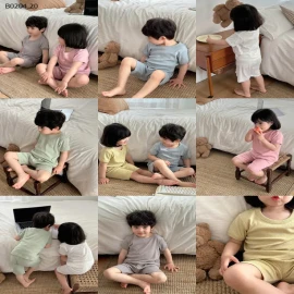 BỘ MẶC NHÀ CHO BÉ-sỉ Sz 80-140 : 130k           Sz 150-160 : 145k