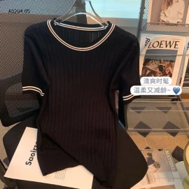 ÁO LEN DỆT KIM CỘC TAY NỮ-sỉ 137k