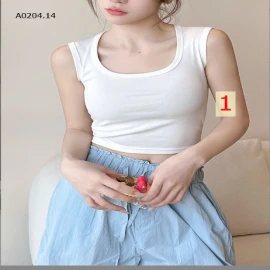 ÁO SÁT NÁCH NỮ CỔ VUÔNG DÁNG CROPTOP-sỉ 66k