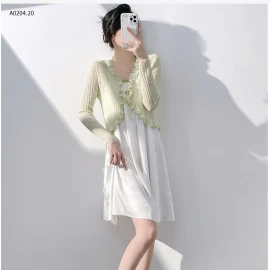 ÁO KHOÁC MỎNG VIỀN BÈO CHO NỮ-sỉ 90k