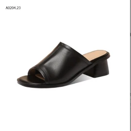 DÉP QUAI DA BẢN TO GÓT VUÔNG NỮ-sỉ 130k