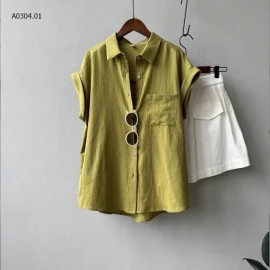 SƠ MI TAY HẾN TÚI NGỰC-sỉ 134k