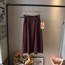 CHÂN VÁY LƯNG CAO  XẾP LY CHO NỮ-sỉ 198k