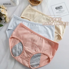 SET 5 QUẦN CHIP CHỐNG TRÀN NGÀY ĐÈN ĐỎ -sỉ 136k/set 5c mix màu ngẫu nhiên