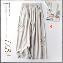 QUẦN ỐNG SUÔNG THÊU HOA-sỉ 115k