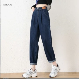 QUẦN JEAN BAGGY CẠP CHUN NỮ-sỉ 144k