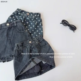 CHÂN VÁY JEANS CHO BÉ-sỉ 168k