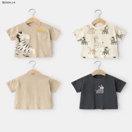 ÁO  CHO BÉ TRAI CUTE PANDA’S -sỉ 88k