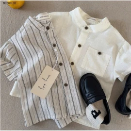 Sơ mi cộc tay túi ngực MMY -sỉ 146k