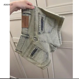 SHORT JEANS NGẮN TÚI KHÓA SAU-sỉ 129k