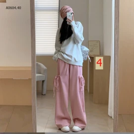 QUẦN THỂ THAO NỮ ỐNG RỘNG RÚT DÂYsỉ 165k