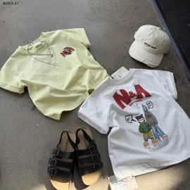 ÁO PHÔNG CỘC TAY CHO BÉ TRAI-sỉ 132k