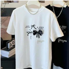   ÁO PHÔNG ĐÍNH NƠ ANNA - sỉ 128k