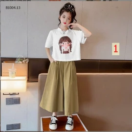 SET ÁO PHÔNG KÈM QUẦN SUÔNG BÉ GÁI - sỉ 145k