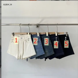 QUẦN SOOC JEAN PHỐI DÂY CHO NỮ  - sỉ 197k