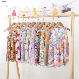 BST VÁY SÁT NÁCH BÉ GÁI-Giá sỉ như sau: sz 80-110: 45k sz 120-150: 53k