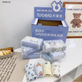 HỘP 4 CHIẾC QUẦN CHIP KHÁNG KHUẨN AAA CHO BÉ IU -sỉ 134k/hộp 4c