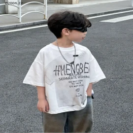 ÁO PHÔNG CHỮ CHO BT -sỉ Sz 100-140 : 123k           Sz 150-160 : 134k