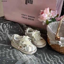 GIÀY CÔNG CHÚA ĐẾ BẰNG REN BE-sỉ Sz 16-19 : 285k           Sz 22-25 : 308k 