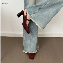 GIÀY CAO GÓT MŨI VUÔNG-sỉ 199k