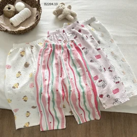 QUẦN HỌA TIẾT MẶC HÈ CHO BÉ-sỉ 62k