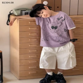 ÁO PHÔNG AOAOKID  IN HÌNH MONSTER -sỉ 145k