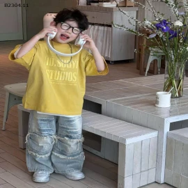 ÁO PHÔNG VÀNG BÉ TRAI-sỉ 120k