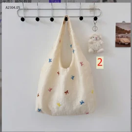 TÚI ĐEO VAI THÊU NƠ-sỉ 91k