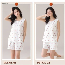 Bộ ngủ kèm miếng đệm ngực-sỉ 133k