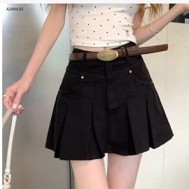 VÁY DENIM XẾP LY NỮ -sỉ 145k