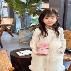 TÚI CỐP HOA TRÀ NƠ CHO BÉ GÁI-sỉ 86k