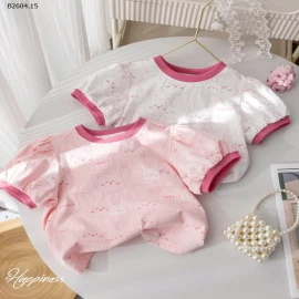 ÁO BÉ GÁI HOẠ TIẾT THỎ-sỉ 85k