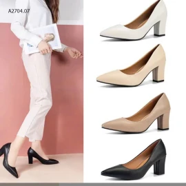 GIÀY CÔNG SỞ GÓT VUÔNG NỮ -sỉ 120k
