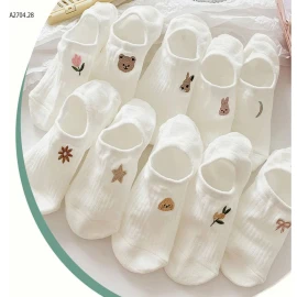 SET 10 ĐÔI TẤT-sỉ 115k/set 10 đôi mix màu