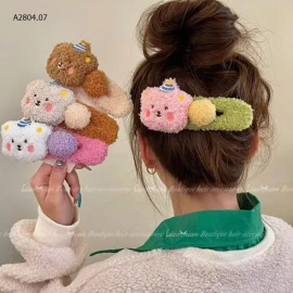 COMBO 4C KẸP XÙ DỄ THƯƠNG-sỉ 44k/set 4c mix mẫu