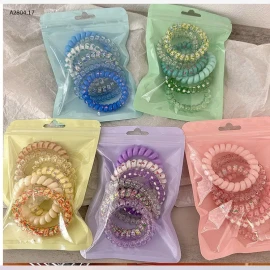 SET 6 DÂY BUỘC TÓC CHO NỮ -sỉ 28k/set 6c 