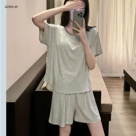 BỘ MẶC NHÀ TRƠN CHO NỮ -sỉ 183k