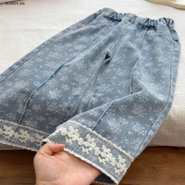 QUẦN JEAN REN HOA BG -sỉ 131k