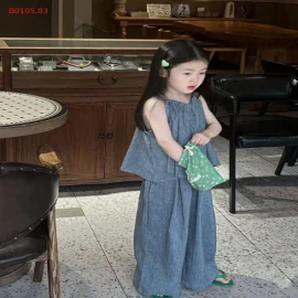 BỘ ÁO 2 DÂY MIX QUẦN ỐNG RỘNG -sỉ 128k