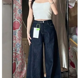 QUẦN JEAN XANH ĐẬM ỐNG LOE-sỉ 150k